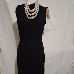 Elegant Black Sleeveless Dress